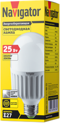 Лампа светодиодная Navigator T75 220V Е27 25W 4000К 21784