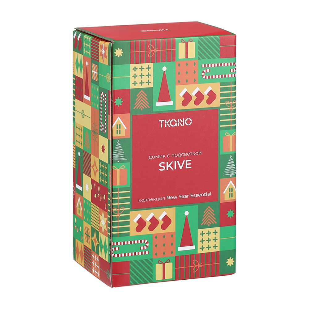 Домик с подсветкой Skive из коллекции New Year Essential, 16 см