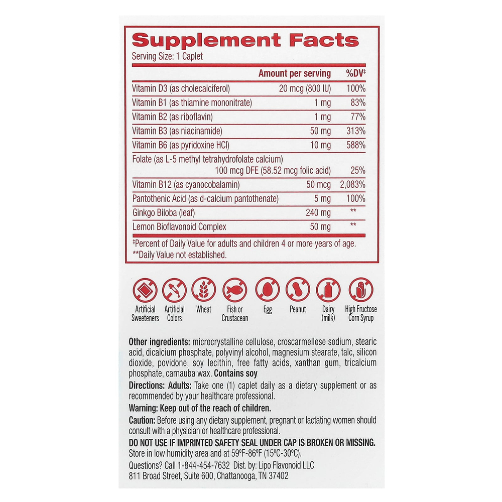 Lipo-Flavonoid, Улучшенная поддержка баланса, 30 капсул