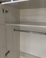 Шкаф 2-х створчатый Белла ясень белый