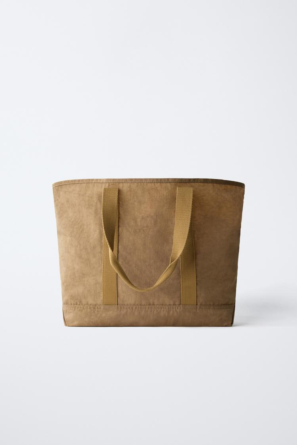 ZARA СУМКА-ШОПЕР MICKEY MOUSE © DISNEY, КОРИЧНЕВЫЙ