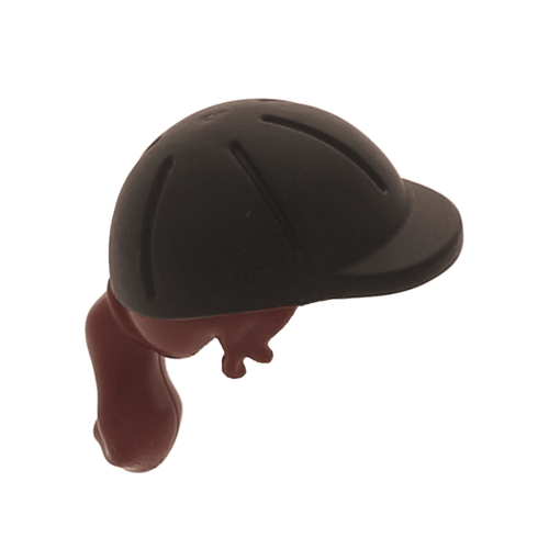 Шлем с Волосами 92254pb01 Dark Red