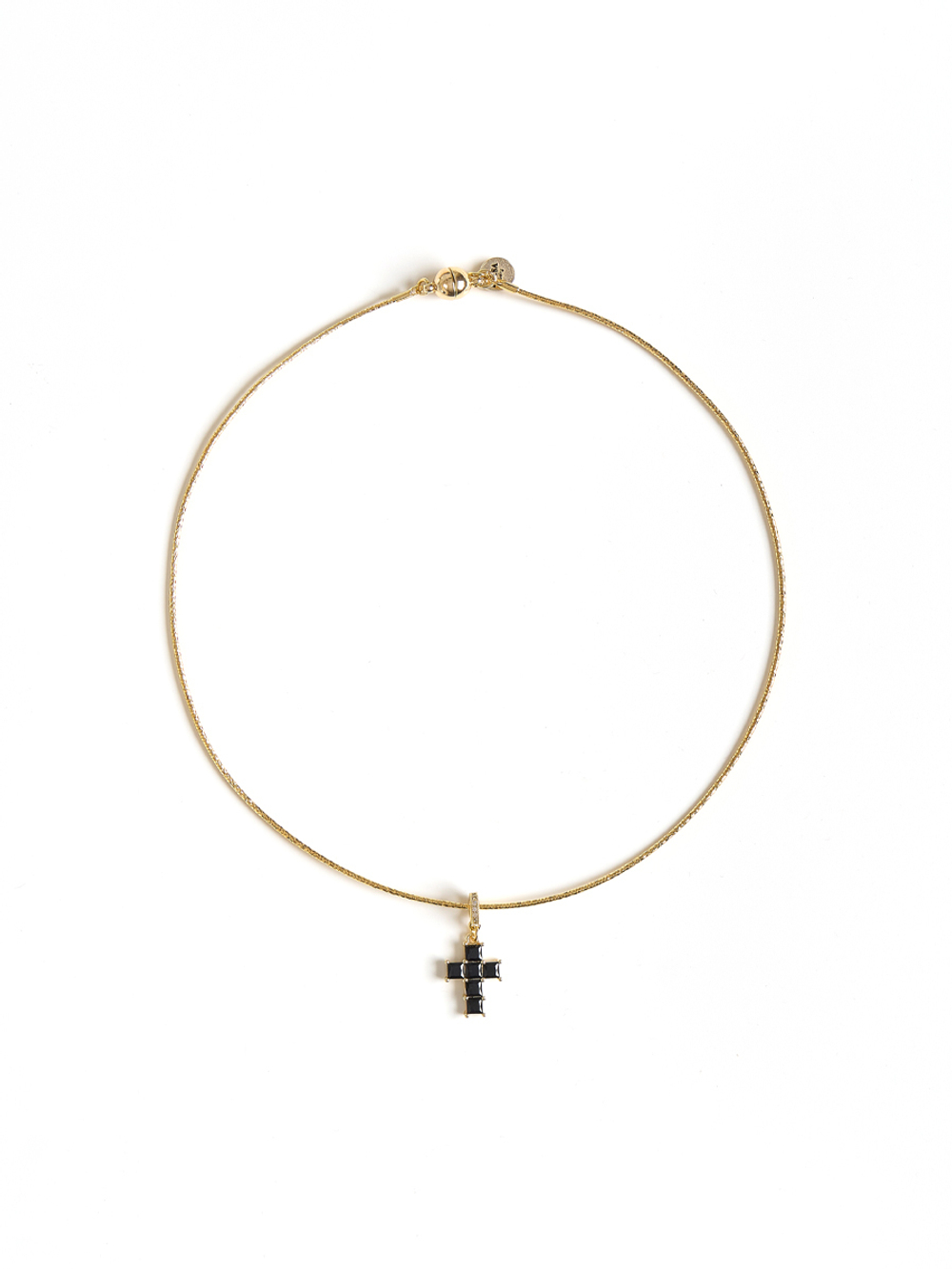 Чокер "Black Cross" Gold