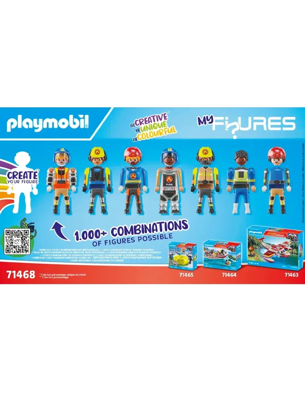 Набор My Figures Пожарная бригада Playmobil 71468