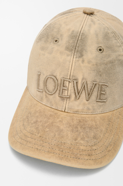 Loewe Кепка из джинсовой ткани, бежевый