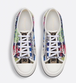 Кроссовки Dior Walk’n’Dior Platform Souvenir Multicolor Paris