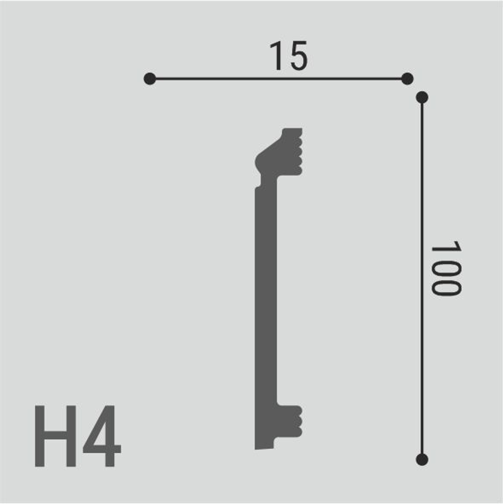 Плинтус Н 4
