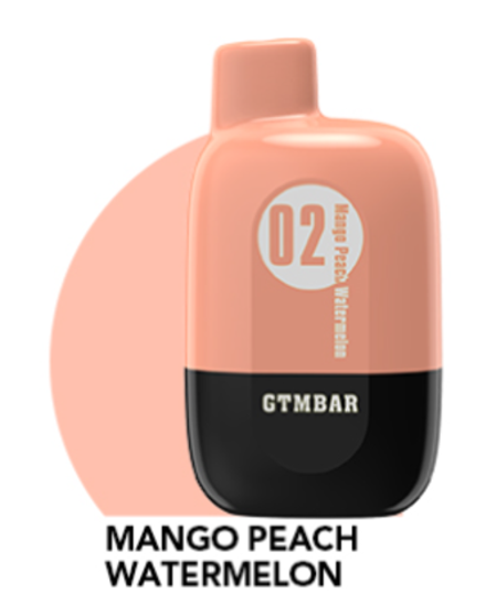 GTM BAR Migo Mango peach watermelon (Манго-персик-арбуз) 5000 затяжек 20мг (2%)