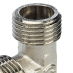 Тройник с наружной резьбой STOUT SFT 0018 - 3/4" (для стальных труб, латунь никелированная)