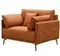 Кресло Lucca, натуральная кожа цвета Camel
