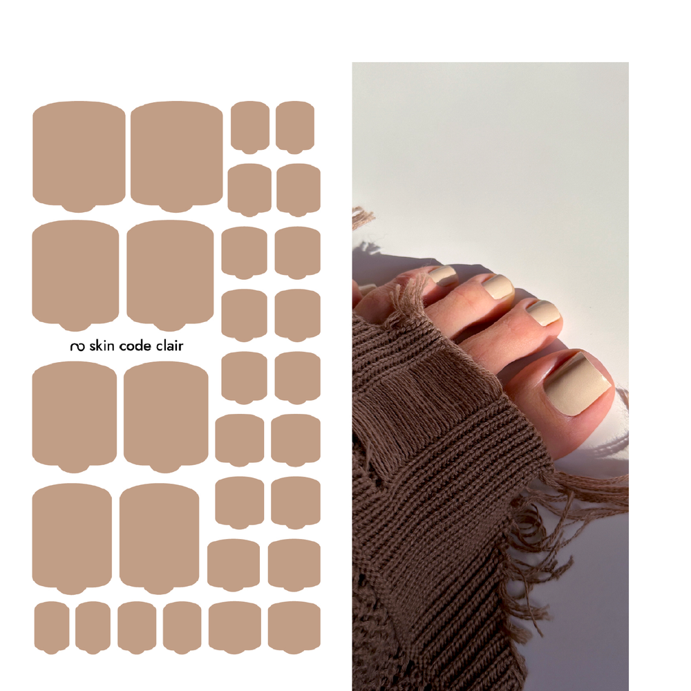 Пленки для педикюра Provocative Nails skin code clair