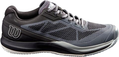 Мужские кроссовки теннисные Wilson Rush Pro 3.5 Clay - dk grey/black/pearl blue