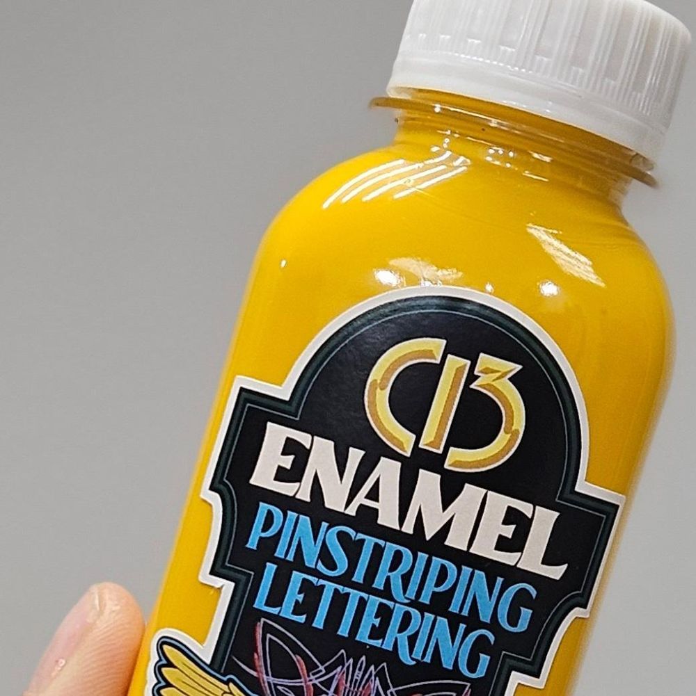 Эмаль для пинстрайпинга С-13, Кадмий Лимонный, 100 мл