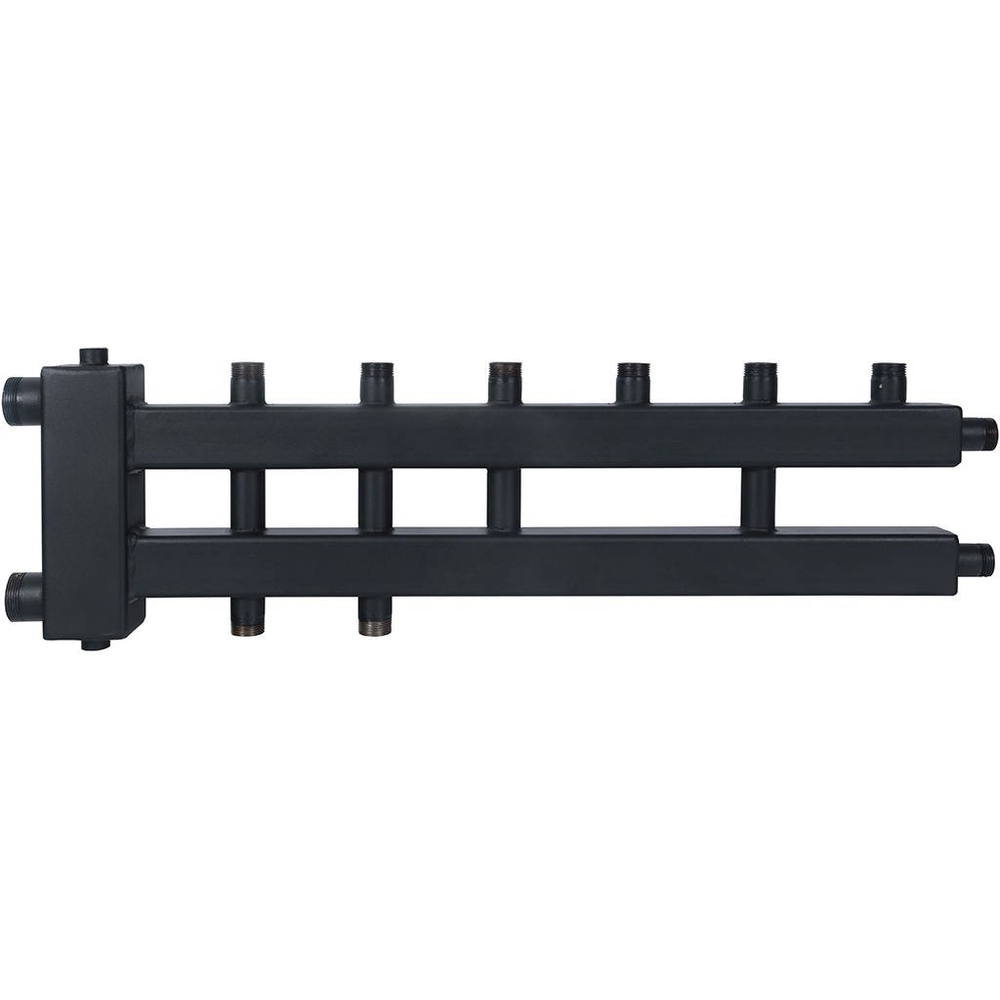 Коллектор с гидравлической стрелкой ROMMER - 1"1/2 НР на 3+1+1 контур 1" НР (до 85 кВт)