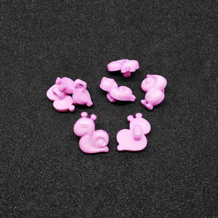 Т181   декор пришив.элемент, 15 мм, цв.лиловый, улитка