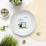 Тарелка глубокая «Долли» sans brides 20 см фарфор