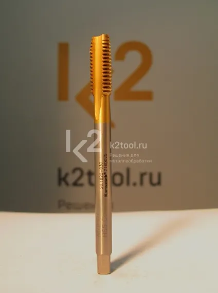 Метчик машинный Karnasch М10×1,5 мм, HSS-Co/TiN, DIN 376, арт. 20.1820-030