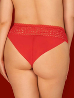 Роскошные трусики-панти Blossmina с цветочным узором (Размер: 4X-5X) (Цвет: красный)