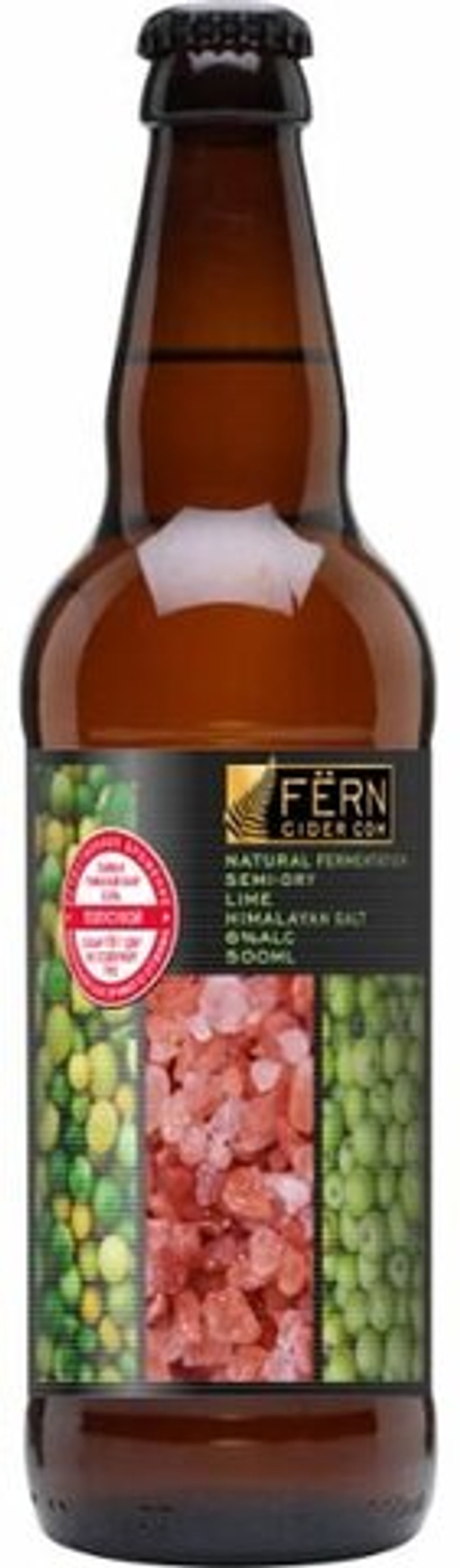 Медовуха "Fern" яблочная с лаймом и гималайской солью 6% 0,5л. Роял Фрут Бел