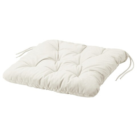 IKEA KUDDARNA  (ИКЕА КУДДАРНА)  -  Подушка для кресла, сад, светло-серо-бежевый, 44x44 см