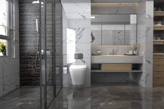 Комплект подвесной унитаз ABBER Rechteck AC1201 белый с инсталляцией AC0105 и кнопкой AC0120RG золото розовое