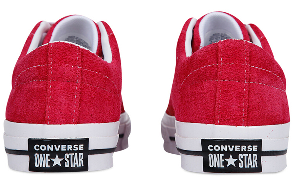 Converse One Star Ox Pink breathable lightweight low-top canvas shoes for men and women the same style red