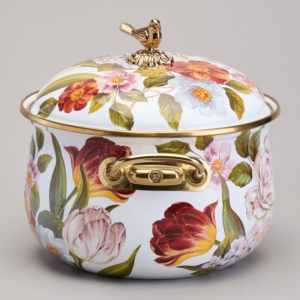 КАСТРЮЛЯ AGNESS ЭМАЛИРОВАННАЯ С КРЫШКОЙ, СЕРИЯ ФЛАНДРИЯ, 3,8Л, ДИА.20СМ