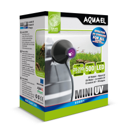 Aquael Mini-UV 0,5 Вт стерилизатор мини для внутренних фильтров (Fun Plus, Unifilter, Turbo, Circulator)