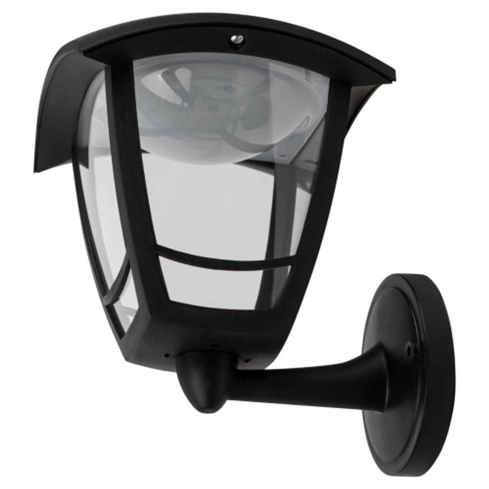 Садово-парковый светильник ЭРА ДБУ 07-8-001 Дели черный 4 гранный IP44 светодиодный 8Вт 3000K