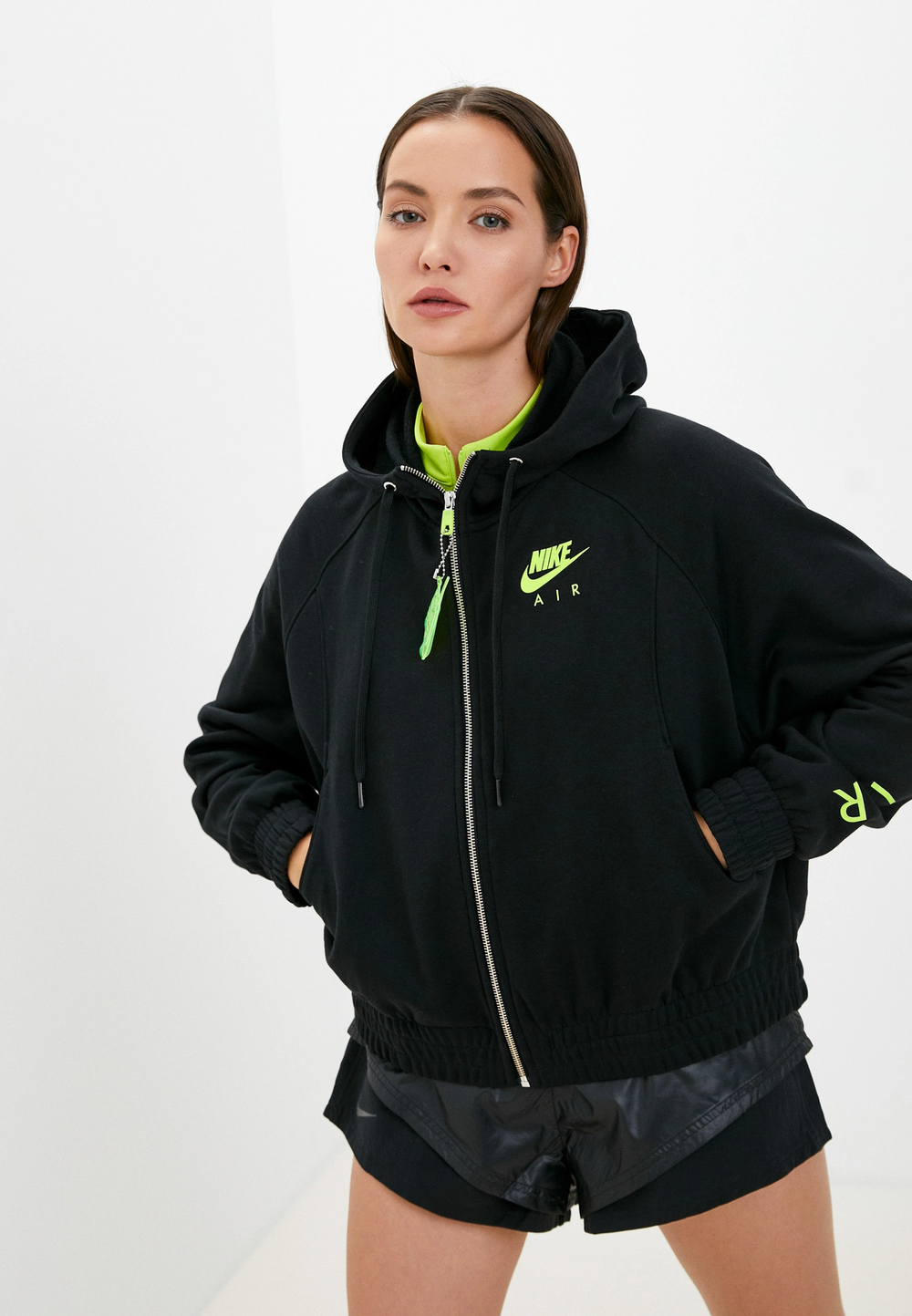 CU5442-011 Толстовка Nike W NSW AIR HOODIE FZ BB FLC