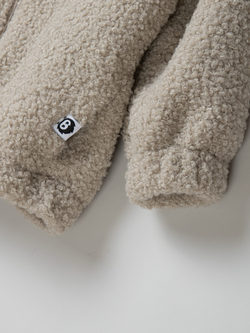 Куртка флисовая тедди "Бежевый"