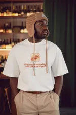 Футболка Called a Garment Toast молочная