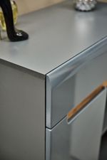 Коллекция Стокгольм Тумба для обуви Серый Графит/Графит Глянец (Набор)