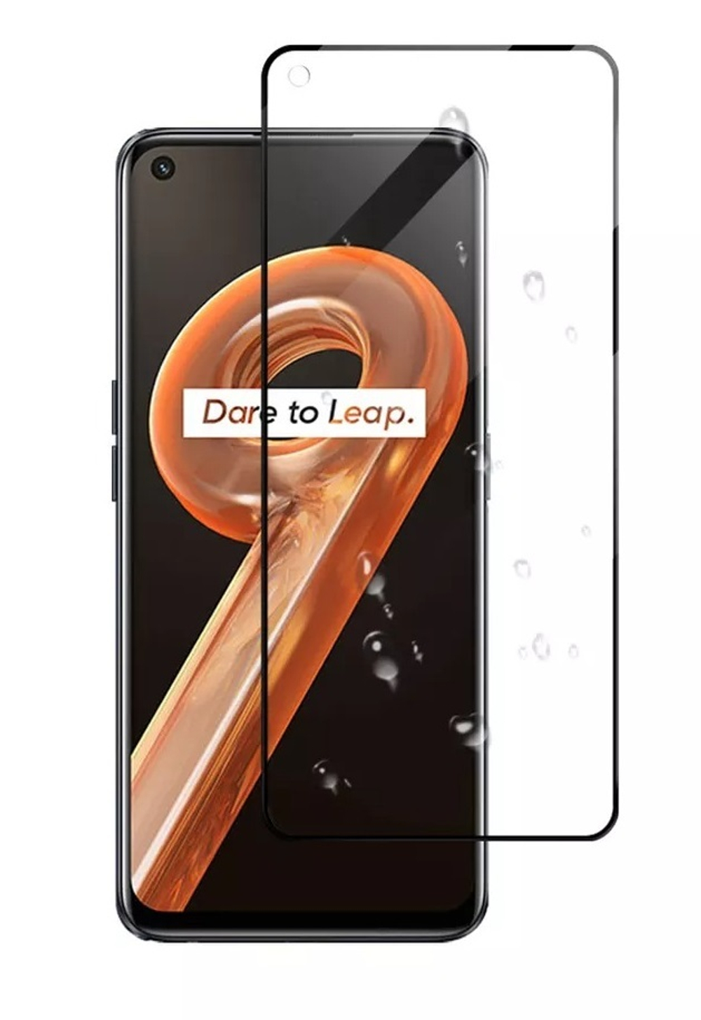 Защитное стекло 6D c олеофобным покрытием для OPPO Realme 9 Pro и Realme 9i, с отверстием под фронтальную камеру, G-Rhino