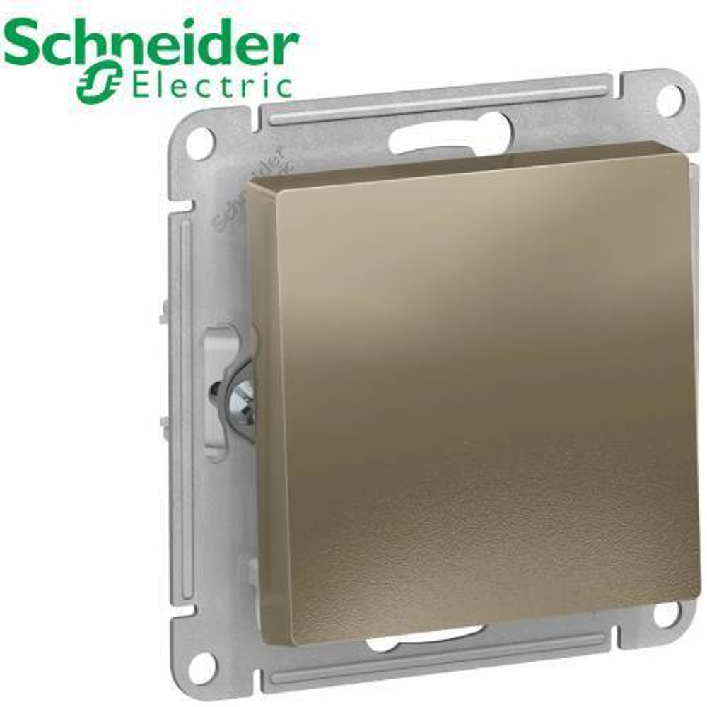 Выключатель 1-кл (шампань) AtlasDesign Schneider ATN000511