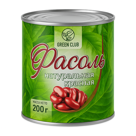 Фасоль красная Green Club 200 гр