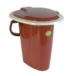 Туалет-ведро 16л «Адис» терракот С406ТЕР
