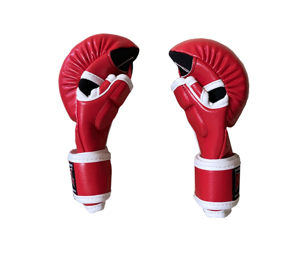 Перчатки для ММА тренировочные Reyvel (красный)