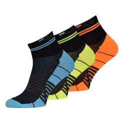 Теннисные носки Fila Unisex Quarter Socks 3P - fluo color