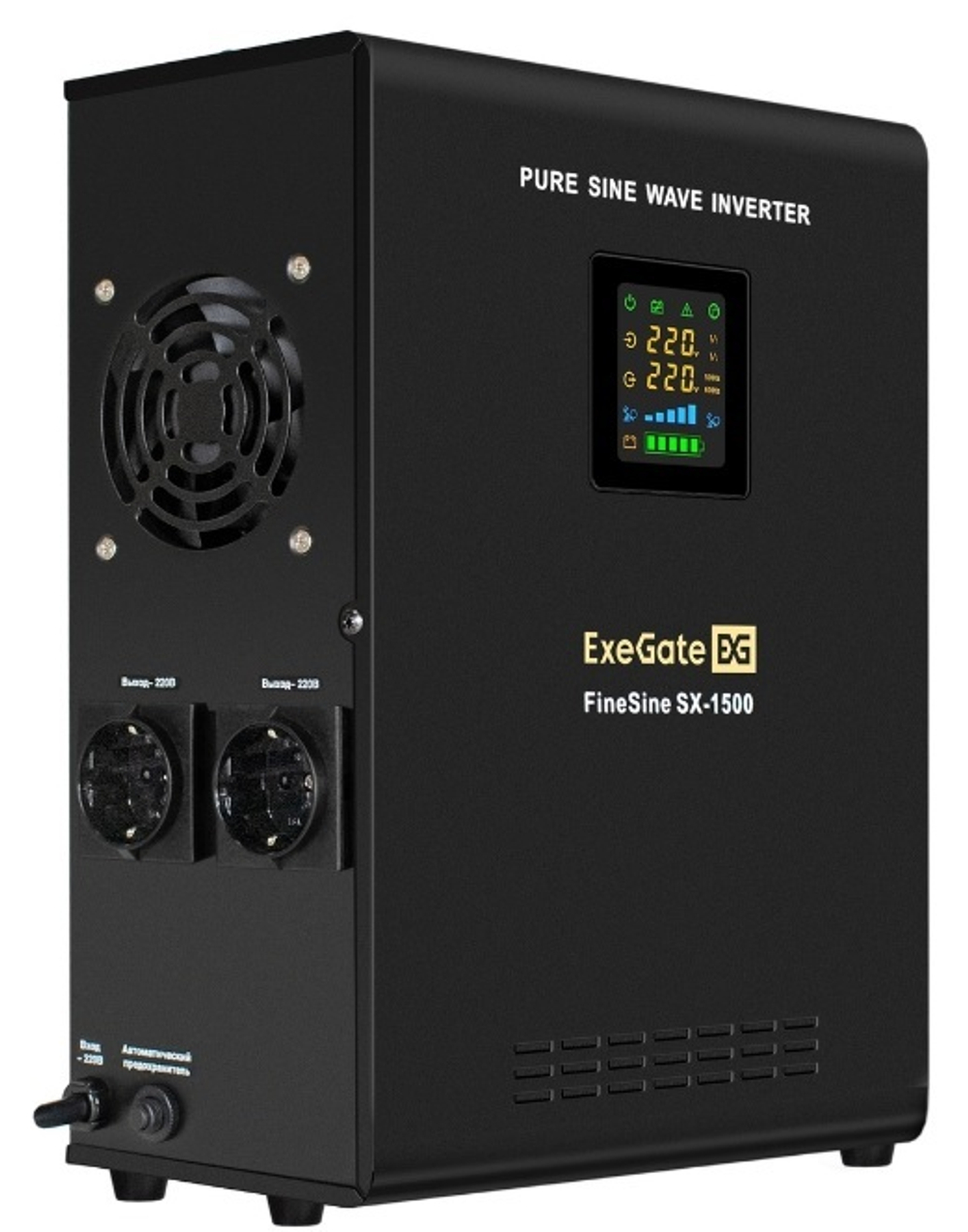Источник бесперебойного питания  Exegate FineSine SX-1500.LCD.AVR.2SH