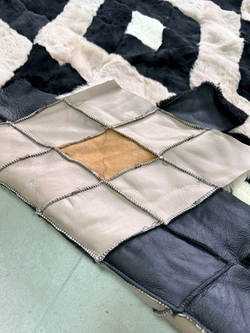 Покрывало меховое ковер из шкуры овчины