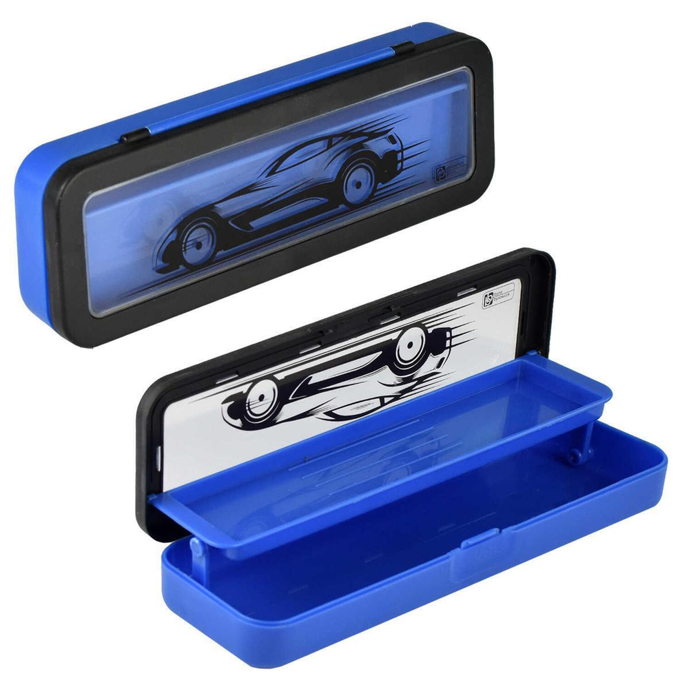 Пенал школьный 21,5x7x3 см "Суперкар" (Феникс+)