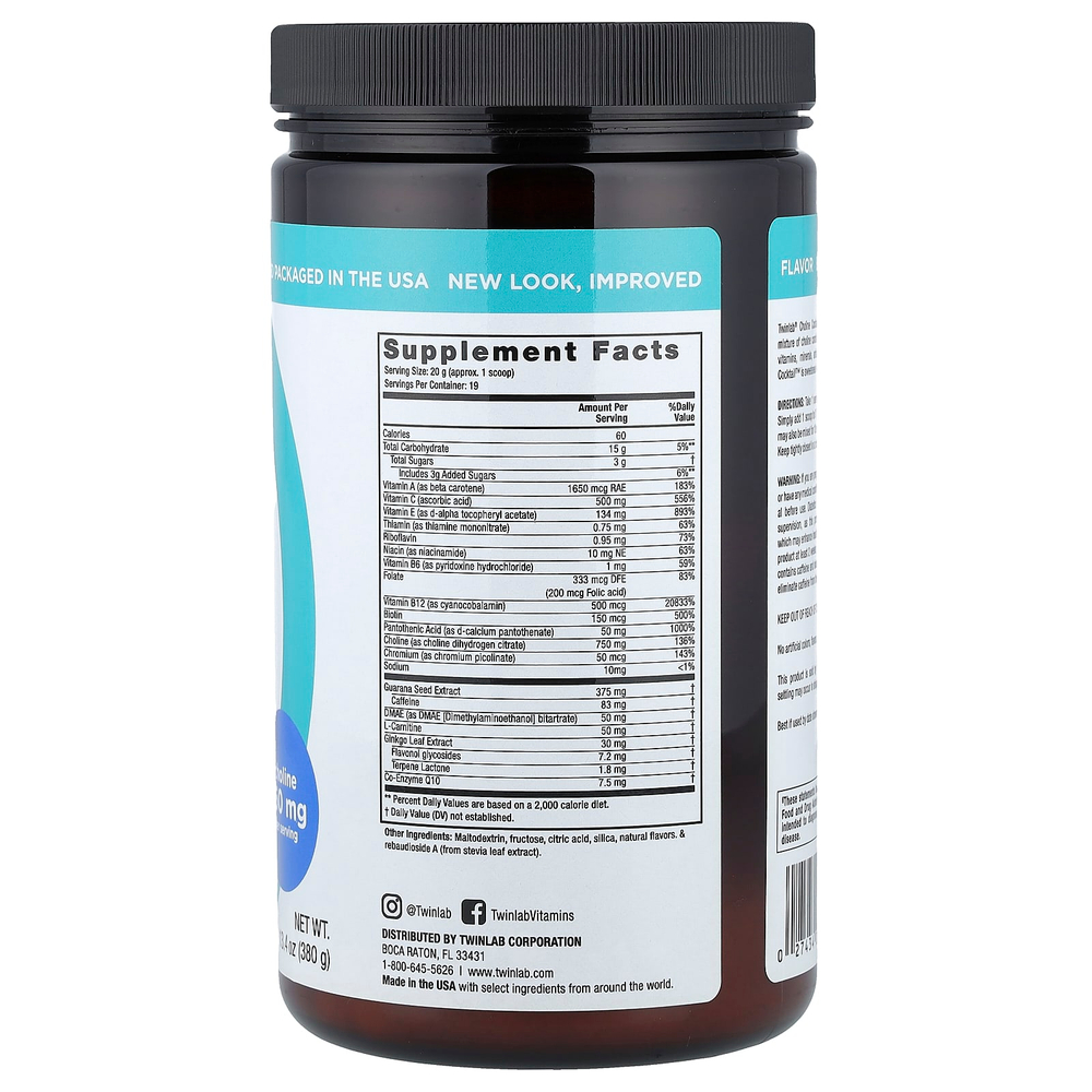 Twinlab, Choline Cocktail™, 380 г (13,4 унции)