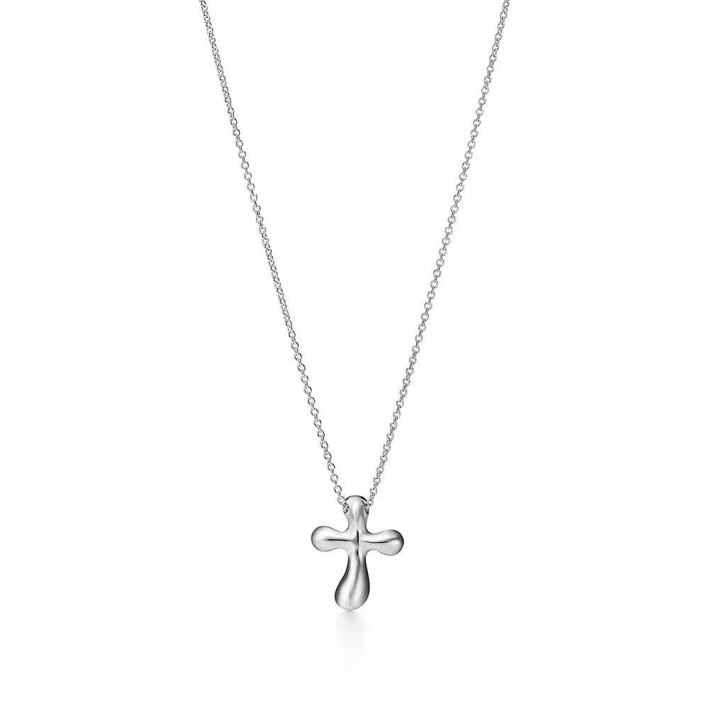 Подвеска из серебра Tiffany💠 cross pendant, В наличии 💝