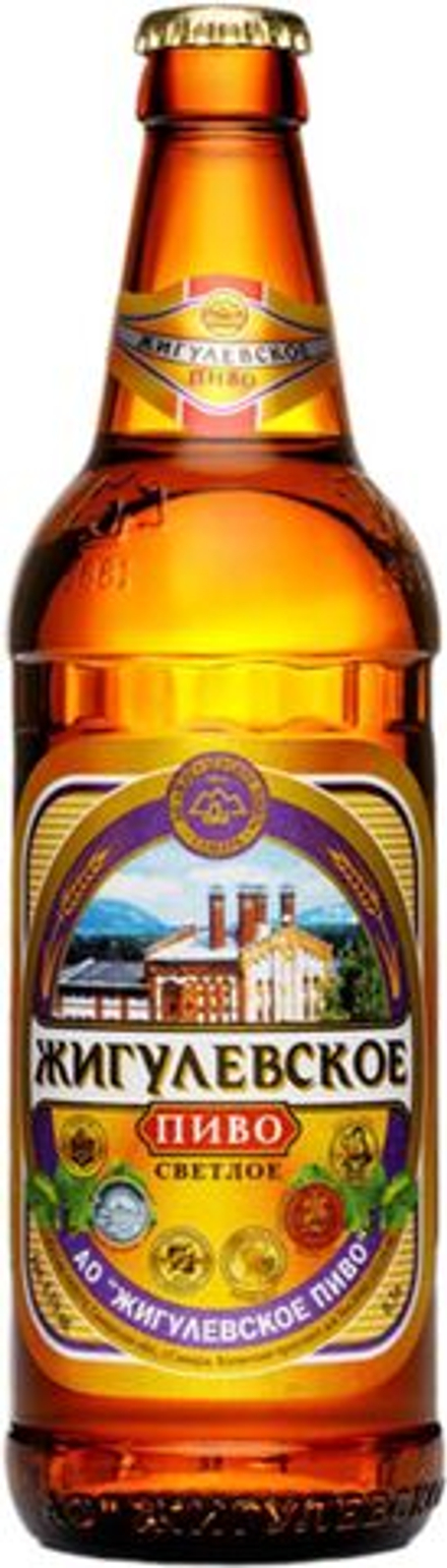 Пиво АО Жигулевское Пиво Самарское / Zhigulevskoye Pivo Samarskoye 0.5 - стекло