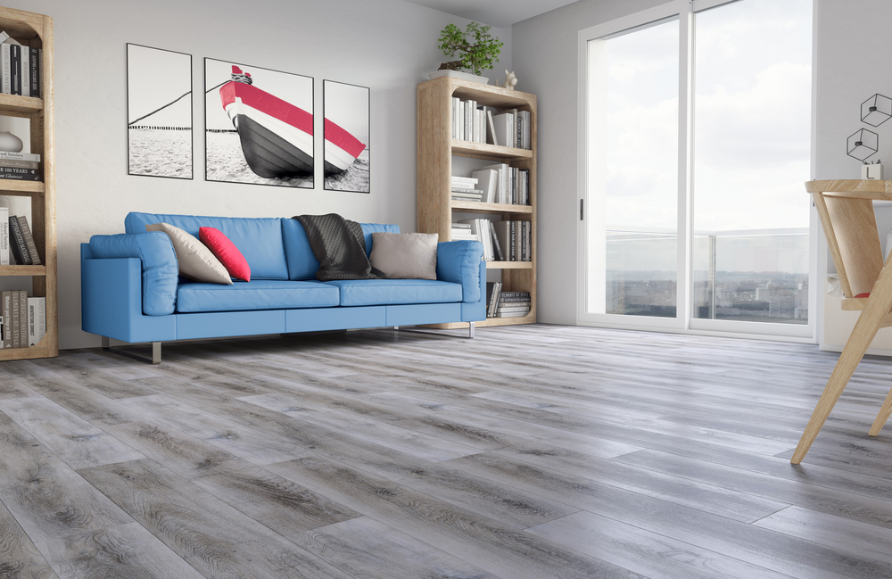 Кварцевый ламинат Fargo Сlassic Дуб рустик серый 366-1В градиент - Магазин напольных покрытий в Екатеринбурге. MAXI ПОЛ