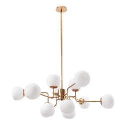 Люстра на штанге Maytoni Erich MOD221-PL-12-G