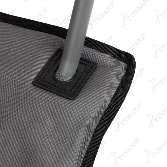 Кресло складное серый/красный/черный (N-244-GRD-1) NISUS (пр-во Тонар)