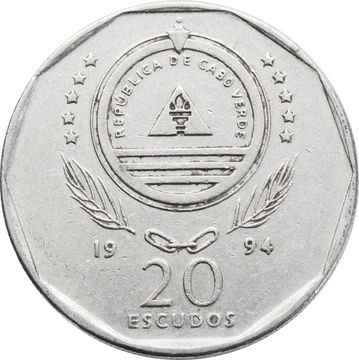 20 эскудо 1994 Кабо-Верде (Растения) Limonium braunii