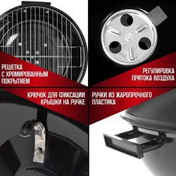 Гриль-барбекю Green Glade AK18FP